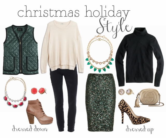 Christmas Holiday Style Board - Mint and Honey Design Blog
