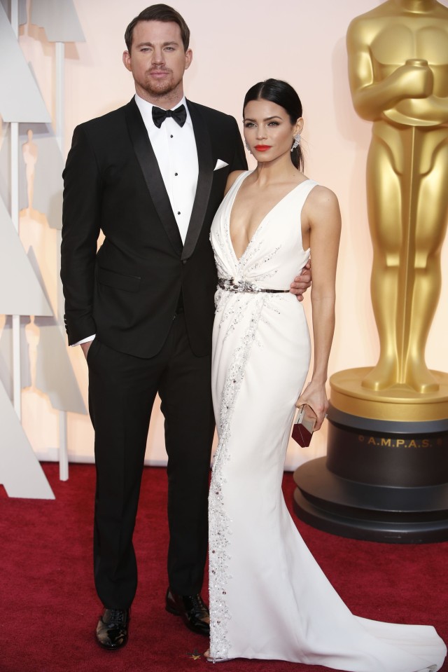 Jenna Dewan Tatum 2015 Oscar Award Arrivals - mint and honey design blog