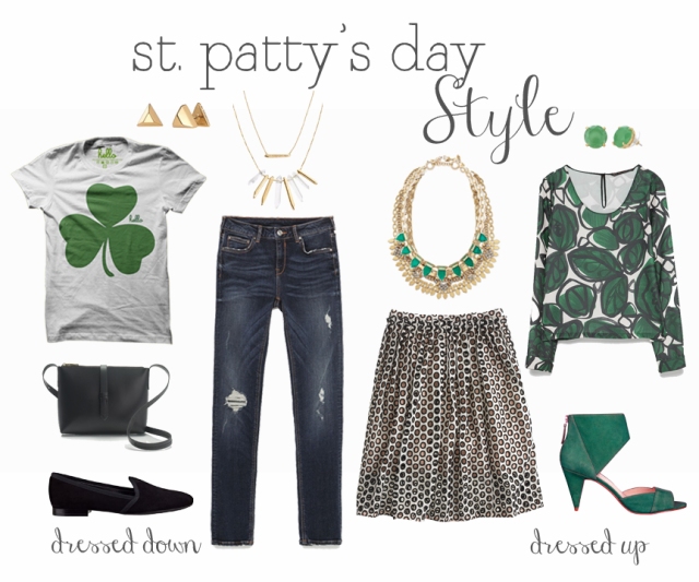St. Patty's Day Style Board - Mint and Honey design blog